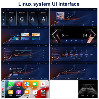 Wireless Carplay Android Auto Display Touch Screen For BMW 5series 520Li 523 525 530 F10 F11 CIC NBT Car Multimedia Video Player