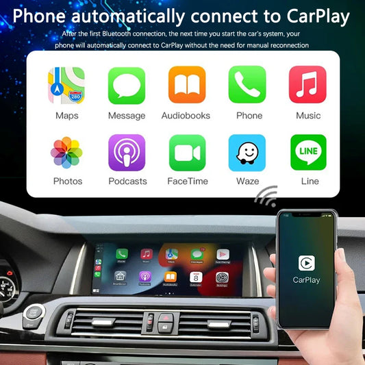 NWE Wireless CarPlay Android AUTO For BMW NBT System 1 2 3 4 5 6 7 Series X1 X3 X4 X5 X6 MINI E60 E84 E70 F26 F25 F10 F11F20 F21
