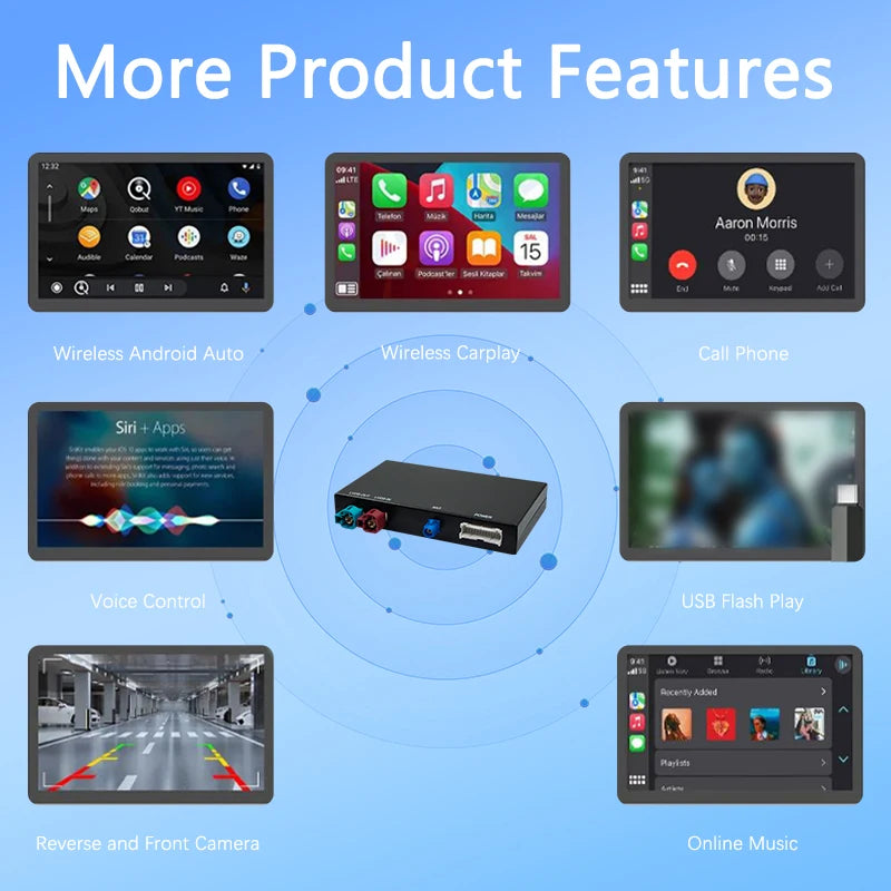 NWE Wireless CarPlay Android AUTO For BMW NBT System 1 2 3 4 5 6 7 Series X1 X3 X4 X5 X6 MINI E60 E84 E70 F26 F25 F10 F11F20 F21